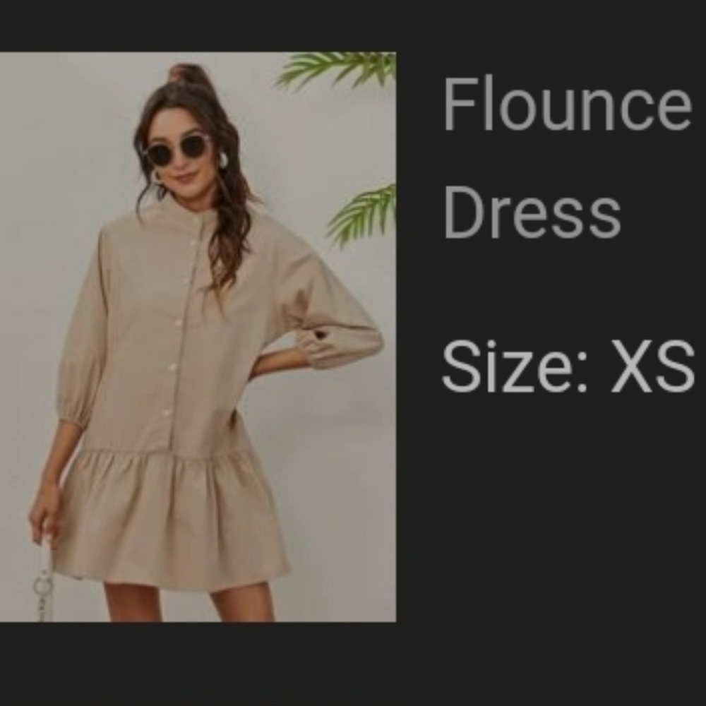 Oversized look dress
